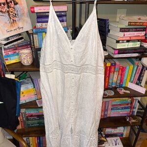 Showpo Ivory Eyelet Dress